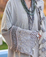Republic Womenswear | Kalani Eid Luxury Lawn 25 | D3-B - Sitara | Zayan Clothing UK