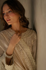 Sana Abbas | Raw Silk Pashmal | Armina SAP-0224-XS