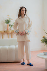 Sahar | Pret Essentials Winter 25 | Ivory Gleam