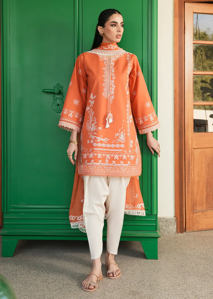 Jeem | Lawn 26 | BURNT SAFFRON