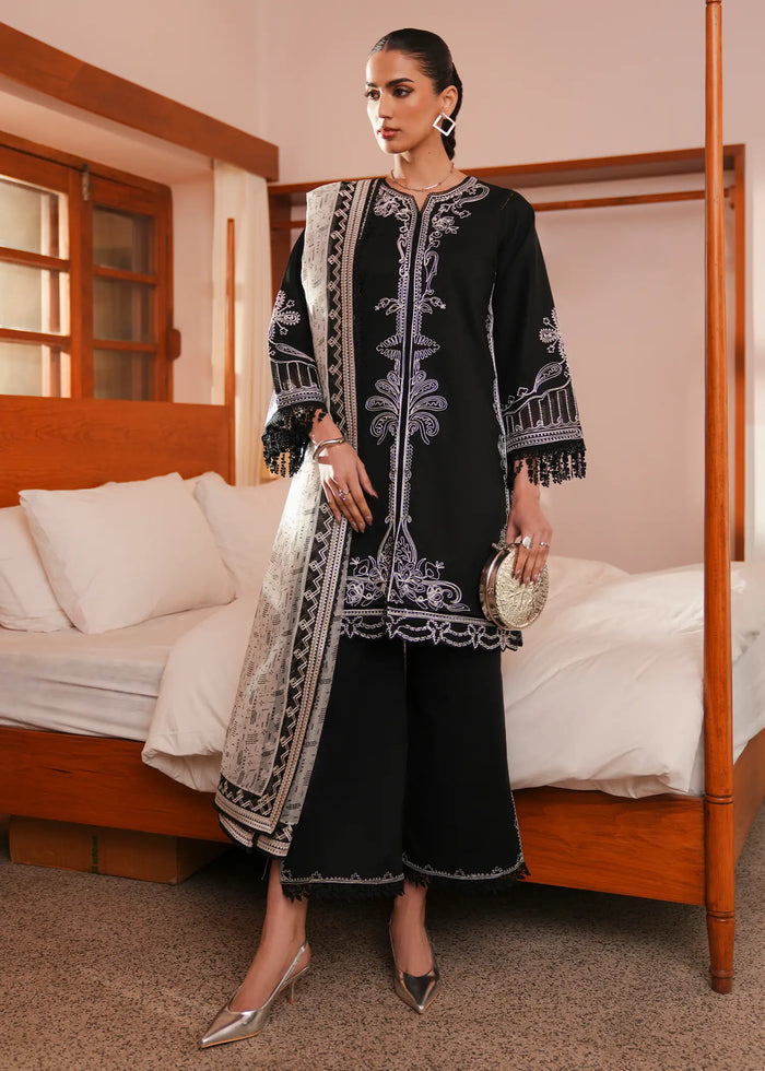 Jeem | Lawn 26 | IVORY INK BLACK