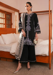 Jeem | Lawn 26 | IVORY INK BLACK