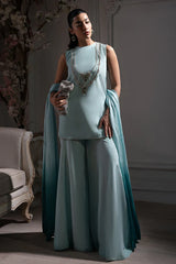 Mina Kashif | Emilie Formals | Ariana Skyblue