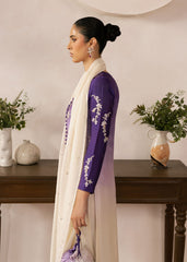 Dastoor | Rania Luxury Pret 25 | Purple Ombre