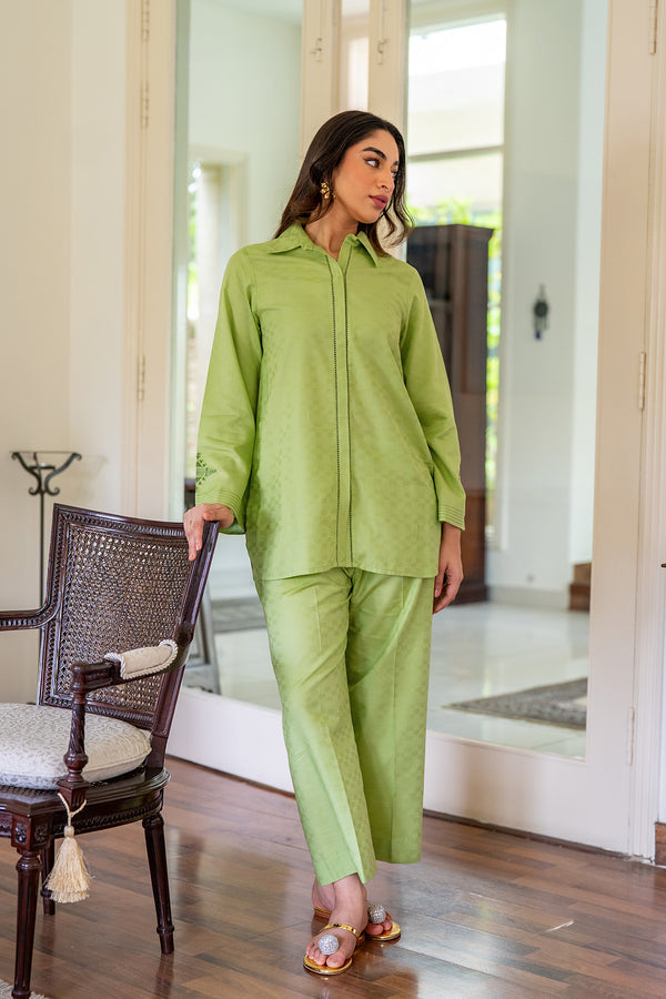 Sahar | Pre Essential Emb Edit | Celadon bliss