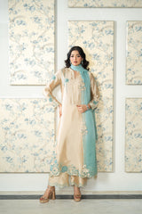 Wahaj M Khan | Lra Eid Collection 26 | Gold Ferozi Outfit
