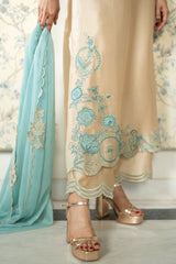 Wahaj M Khan | Lra Eid Collection 26 | Gold Ferozi Outfit