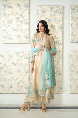 Wahaj M Khan | Lra Eid Collection 26 | Gold Ferozi Outfit