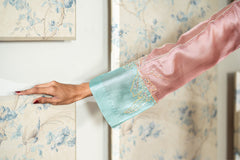 Wahaj M Khan | Lra Eid Collection 26 | Pink Ferozi Kaftan Suit