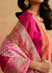 Mahgul | Chanderi Eid Edit | Pink Veil
