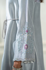 Wahaj M Khan | Lra Eid Collection 26 | Grey Rawsilk Wrap