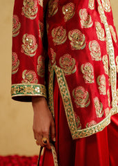 Mahgul | Chanderi Eid Edit | Blush Ember
