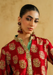 Mahgul | Chanderi Eid Edit | Blush Ember