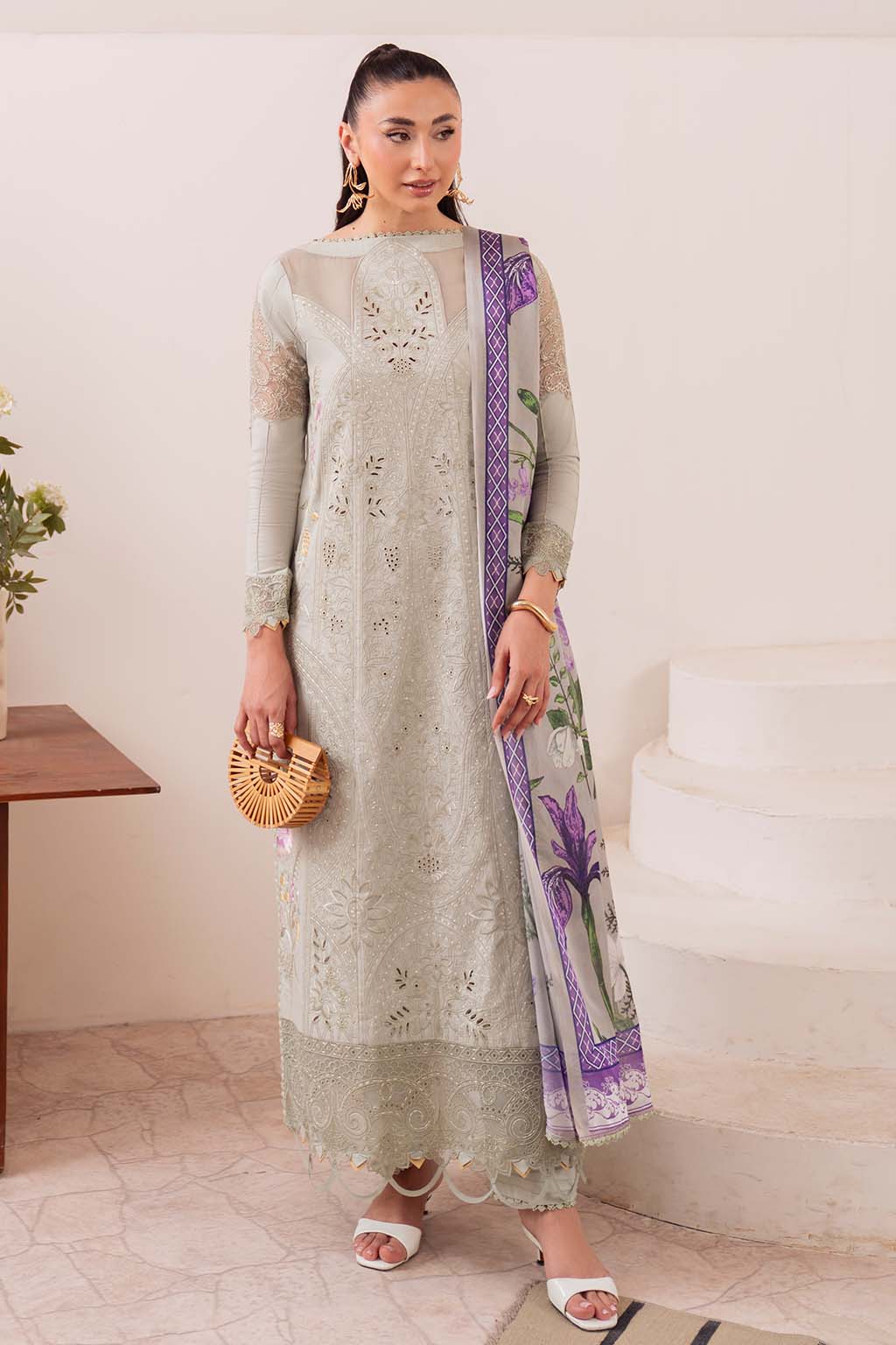 Neeshay | Symphony Luxury Lawn | OLIVE