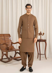Sarmad Luxury Formal Kameez Shalwar Paired With A Blended Waistcoat