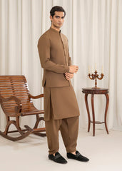 Sarmad Luxury Formal Kameez Shalwar Paired With A Blended Waistcoat