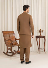 Sarmad Luxury Formal Kameez Shalwar Paired With A Blended Waistcoat