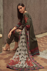 Charizma | C Prints Winter 25 | 
3-PC Unstitched Printed Linen Collection CPW5-05