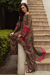 Charizma | C Prints Winter 25 | 
3-PC Unstitched Printed Linen Collection CPW5-03