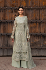Lavish Premium | Hamsafar Luxury Chiffon | Sage Green