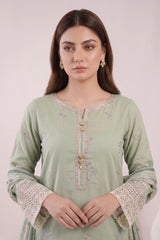 Maria B | 3 Piece Embroidered | DW-EA26-115-Green