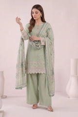 Maria B | 3 Piece Embroidered | DW-EA26-115-Green