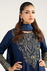 Maria B | 3 Piece Embroidered | DW-EA24-13R1-Blue