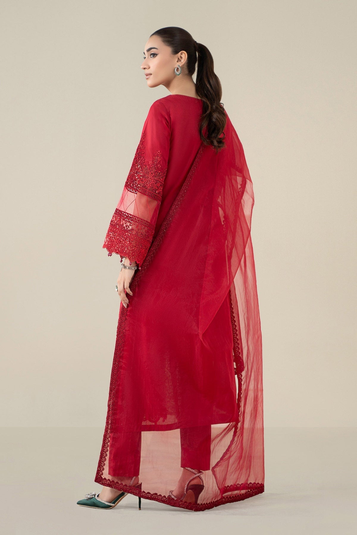 Maria B | Luxury Winter Pret 25 | DW-EF25-08-Red