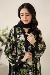 Maria B | 3 Piece Embroidered | DW-EA25-56R1-Black