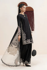Maria B | 3 Piece Embroidered | DW-EA25-67R1-Black