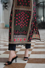 Maria B | 3 Piece Embroidered | DW-EA26-101-Black