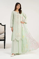 Maria B | 3 Piece Embroidered | DW-EA26-19-Mint Green