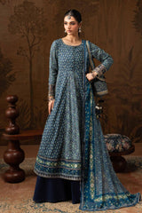 Maria B | 3 Piece Embroidered | DW-EA26-73-Blue