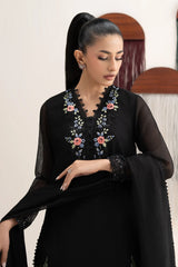 Maria B | 3 Piece Embroidered | DW-EA26-86-Black