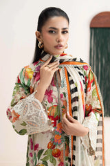 Maria B | 3 Piece Embroidered | DW-EA26-99-BEIGE