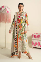 Maria B | 3 Piece Embroidered | DW-EA26-99-BEIGE