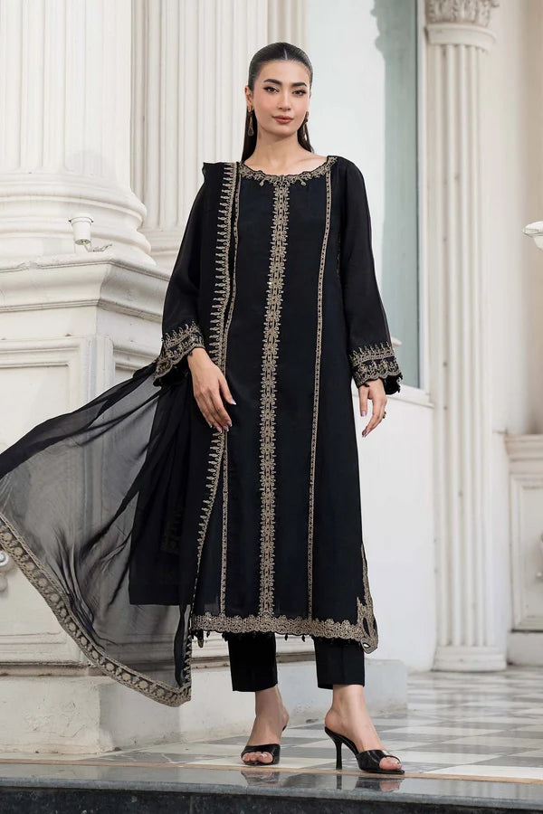 Maria B | Luxury Pret Pre Fall | DW-EF26-106-Black