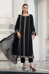 Maria B | Luxury Pret Pre Fall | DW-EF26-106-Black