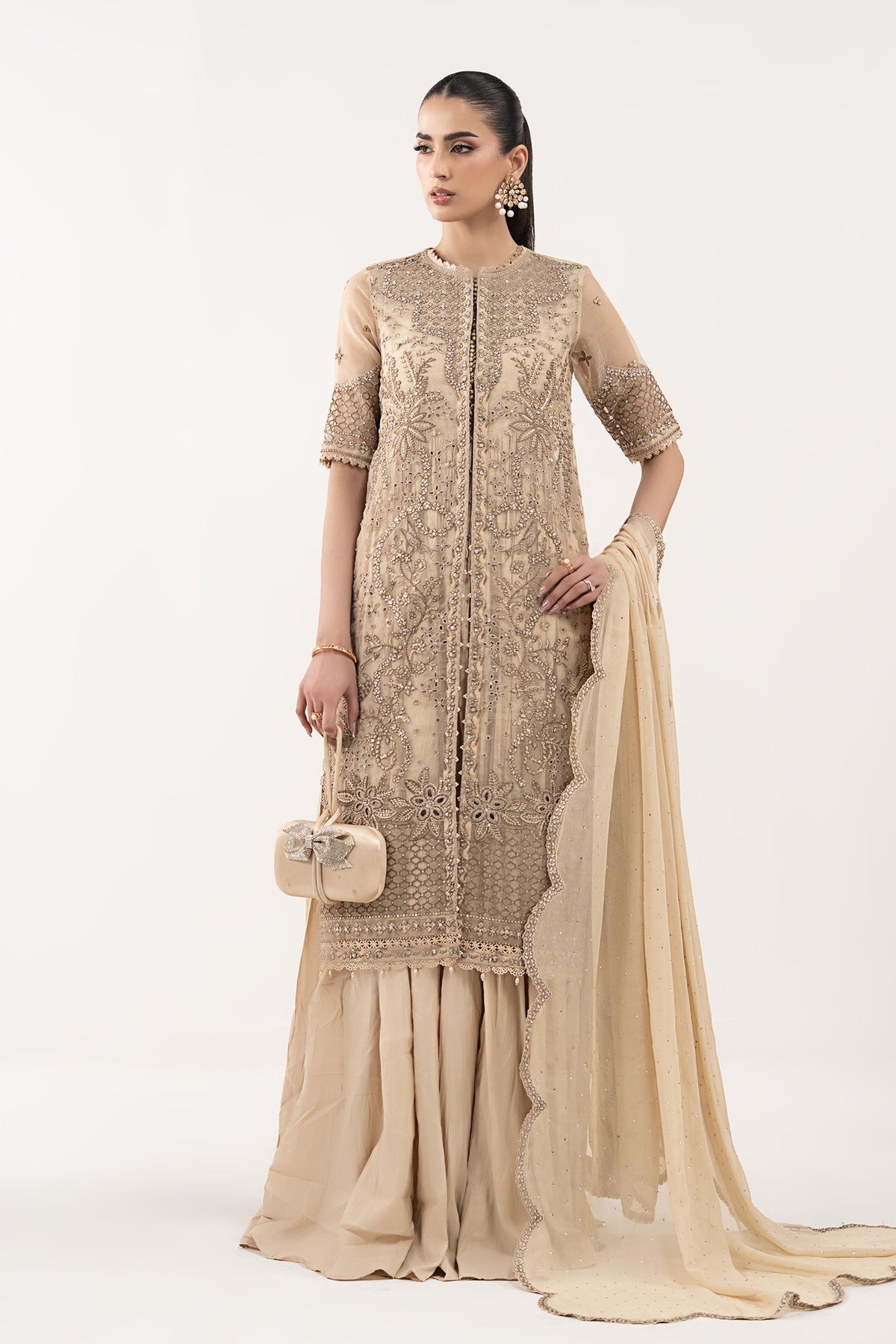 Maria B | Luxury Formals | SF-EF26-53-Coffee