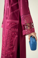 Maria B | Luxury Winter Pret 25 | DW-PF25-23-Magenta