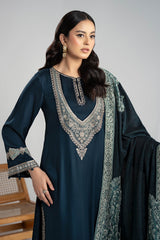 Maria B | Luxury Winter Pret 25 | DW-W24-102R1-Blue