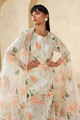 Maria B | 3 Piece Embroidered | DW-EA26-34-Off White