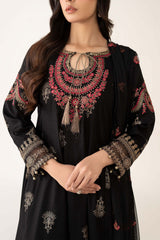 Maria B | Luxury Winter Pret 25 | DW-EF22-13R1-Black