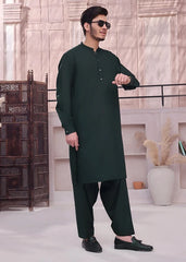 (3 Piece) - Green Suit with Matching Waistcoat