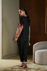 Ethnc | 2 Piece EMBROIDERED SUIT 26 | JET BLACK | E1122