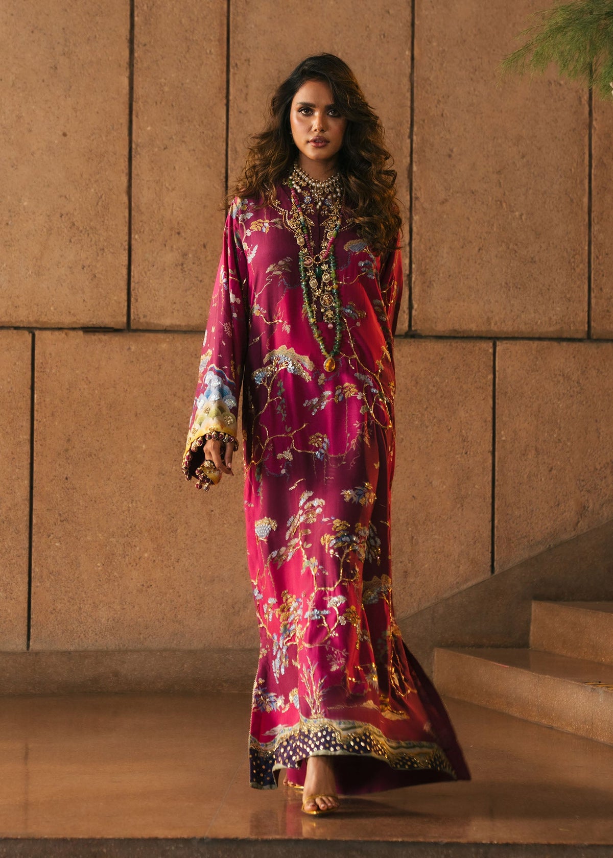 Crimson | Silk Edit’26 | Laila - Plum