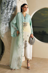 Maria B | 3 Piece Unstitched Embroidered | SR-01-07-Crystal Mint