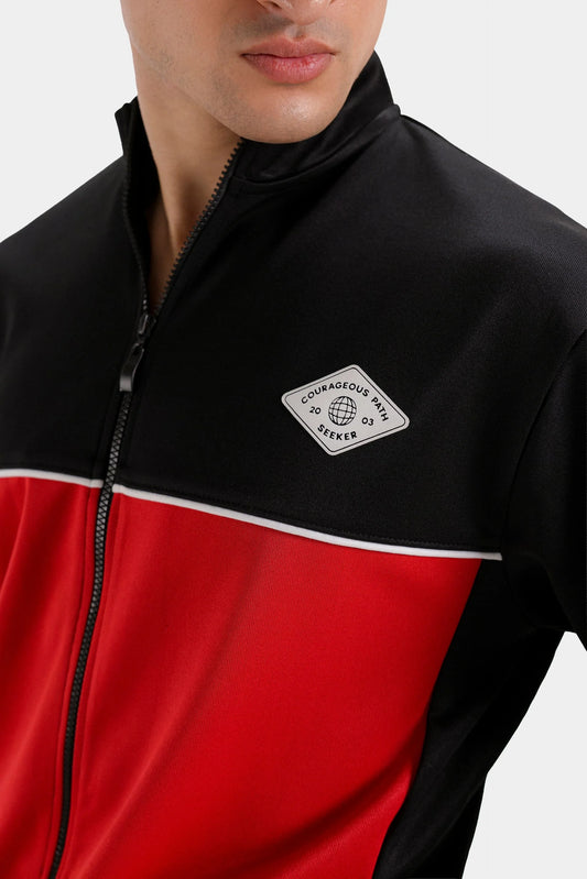 Outfitter Regular Fit Activewear Color-Block Zipper