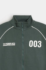 Outfitter Relaxed Fit Color Block Activewear Zipper