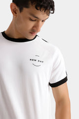 Outfitter Slim Fit Slogan Print Activewear T-Shirt